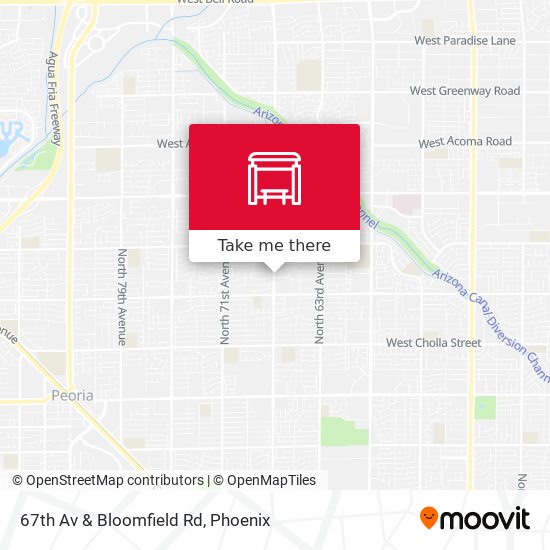 Mapa de 67th Av & Bloomfield Rd