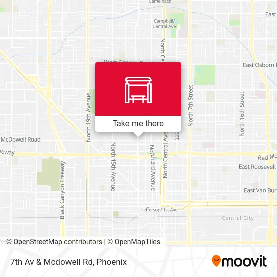 7th Av & Mcdowell Rd map