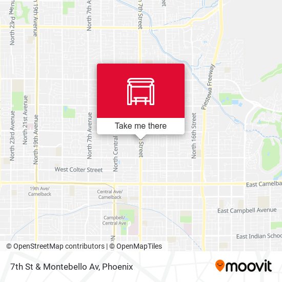Mapa de 7th St & Montebello Av