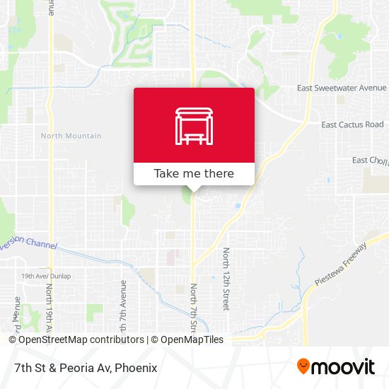 Mapa de 7th St & Peoria Av