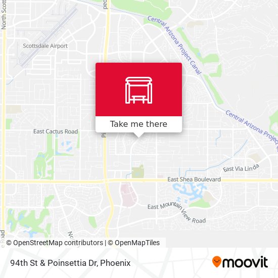 Mapa de 94th St & Poinsettia Dr