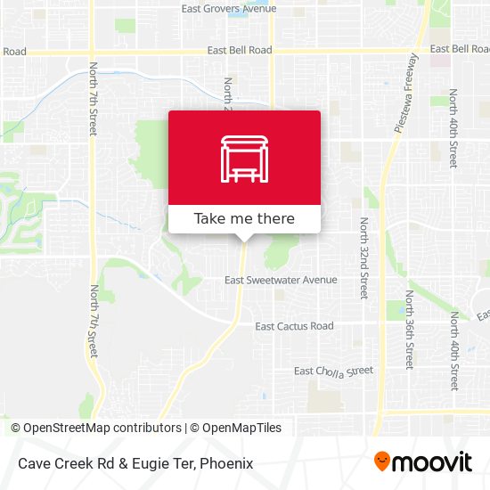 Mapa de Cave Creek Rd & Eugie Ter