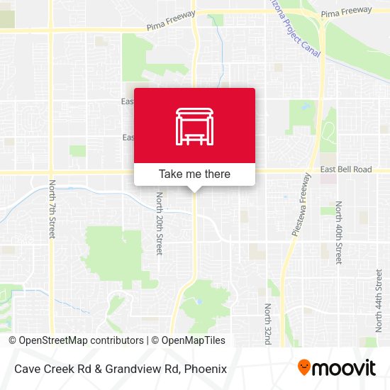 Mapa de Cave Creek Rd & Grandview Rd