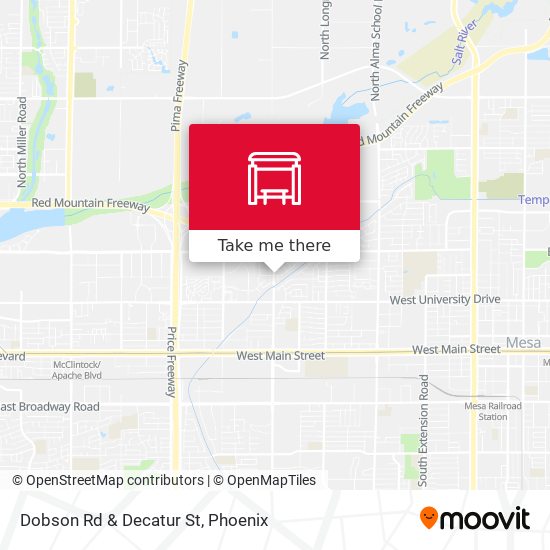 Mapa de Dobson Rd & Decatur St