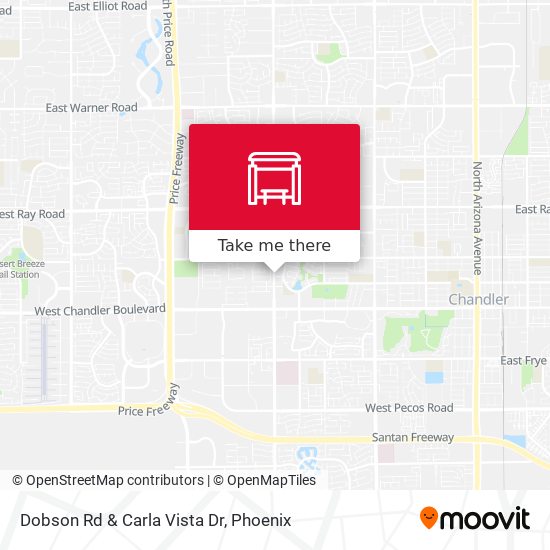 Dobson Rd & Carla Vista Dr map