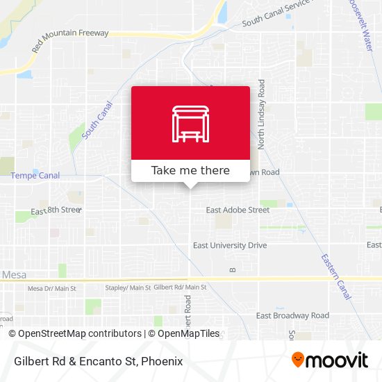 Mapa de Gilbert Rd & Encanto St