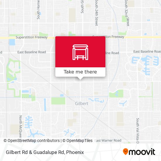 Mapa de Gilbert Rd & Guadalupe Rd
