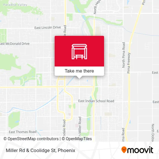 Miller Rd & Coolidge St map