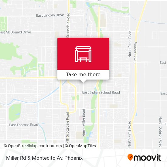 Miller Rd & Montecito Av map