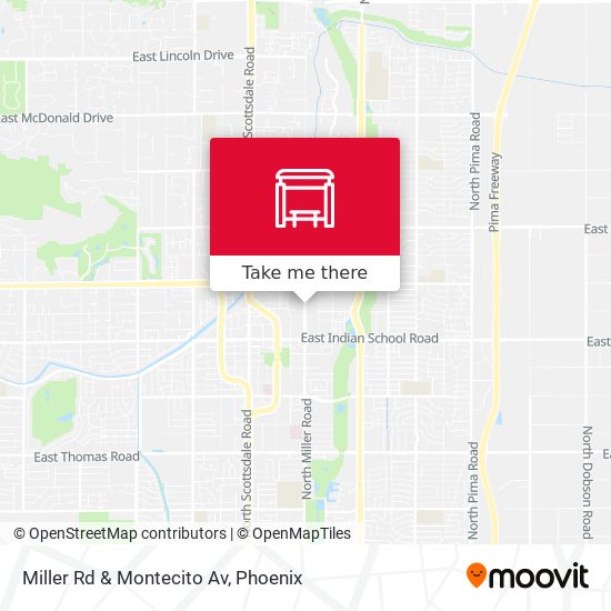 Mapa de Miller Rd & Montecito Av