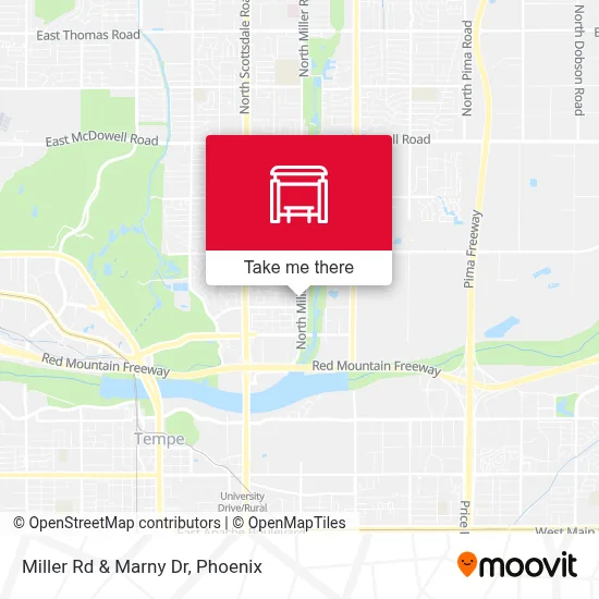 Miller Rd & Marny Dr map
