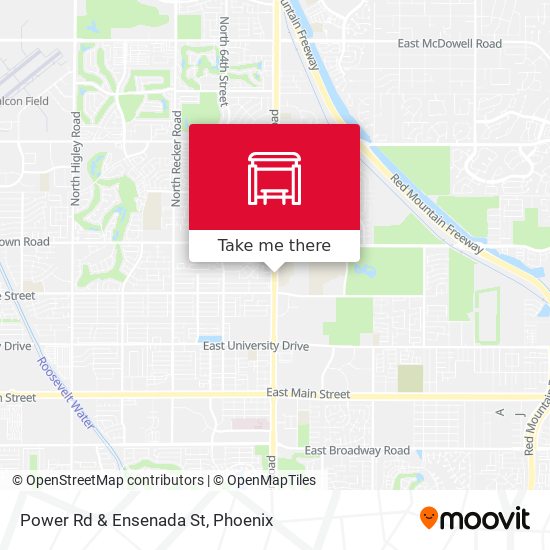Mapa de Power Rd & Ensenada St