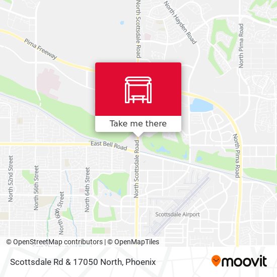 Scottsdale Rd & 17050 North map