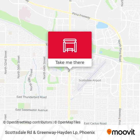 Scottsdale Rd & Greenway-Hayden Lp map