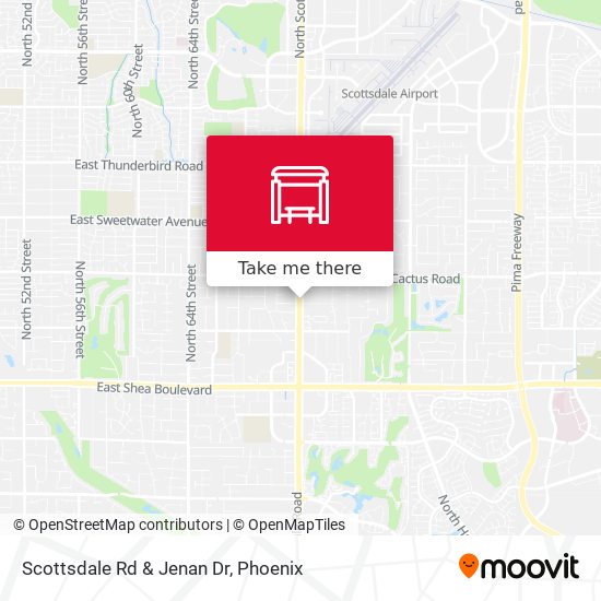 Scottsdale Rd & Jenan Dr map