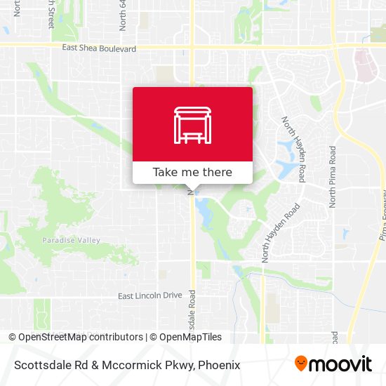Scottsdale Rd & Mccormick Pkwy map