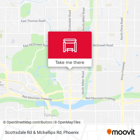 Mapa de Scottsdale Rd & Mckellips Rd