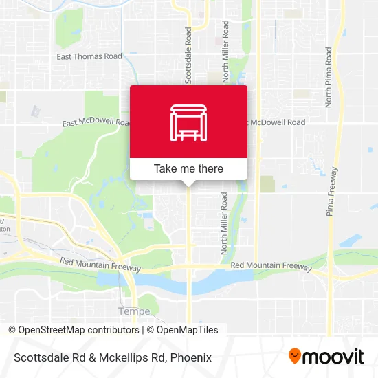 Scottsdale Rd & Mckellips Rd map