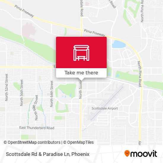 Scottsdale Rd & Paradise Ln map
