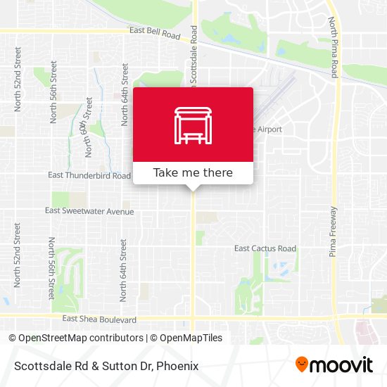 Scottsdale Rd & Sutton Dr map