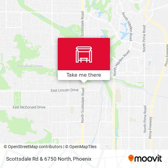 Mapa de Scottsdale Rd & 6750 North