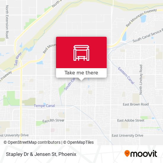 Mapa de Stapley Dr & Jensen St