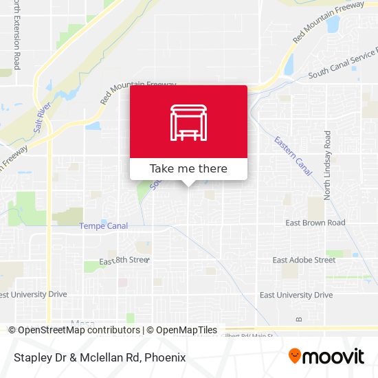 Stapley Dr & Mclellan Rd map