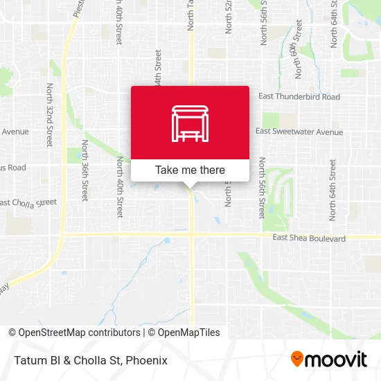 Tatum Bl & Cholla St map