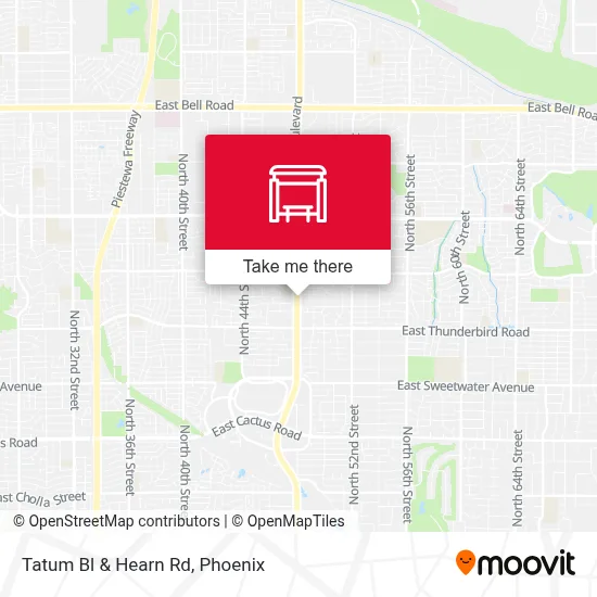 Tatum Bl & Hearn Rd map