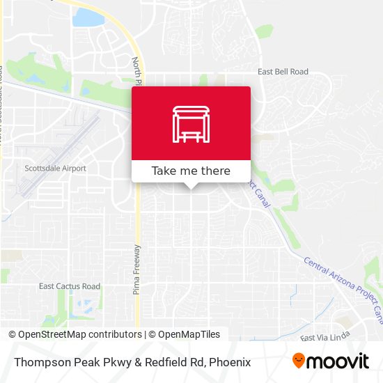 Mapa de Thompson Peak Pkwy & Redfield Rd