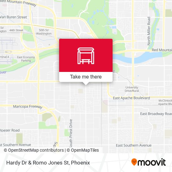 Hardy Dr & Romo Jones St map