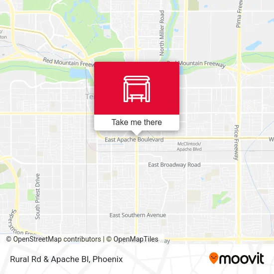Mapa de Rural Rd & Apache Bl