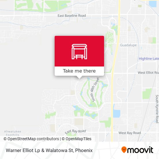 Warner Elliot Lp & Walatowa St map