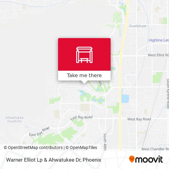 Mapa de Warner Elliot Lp & Ahwatukee Dr