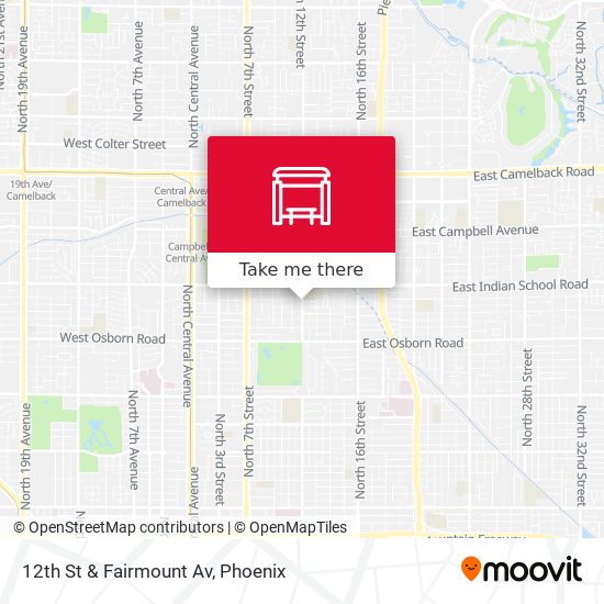 12th St & Fairmount Av map