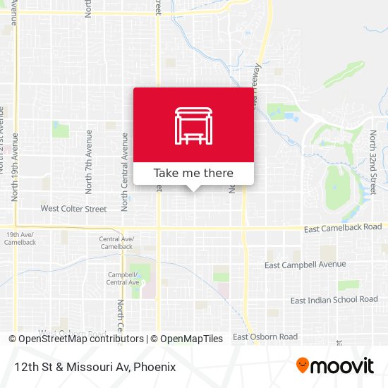 12th St & Missouri Av map