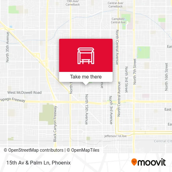 15th Av & Palm Ln map