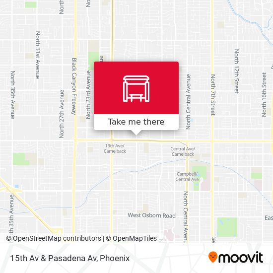 15th Av & Pasadena Av map