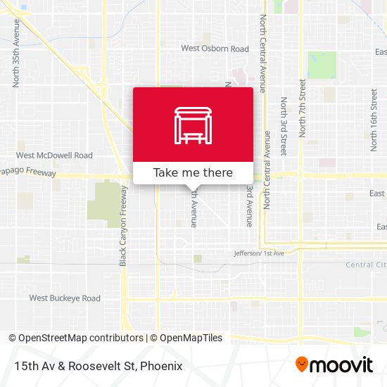 15th Av & Roosevelt St map