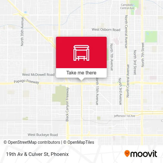 19th Av & Culver St map