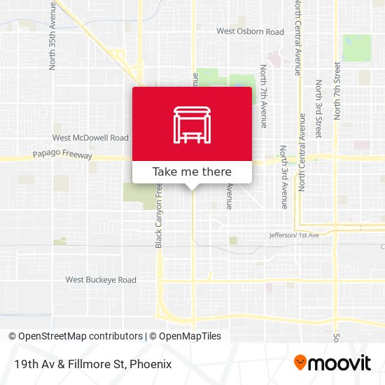 19th Av & Fillmore St map