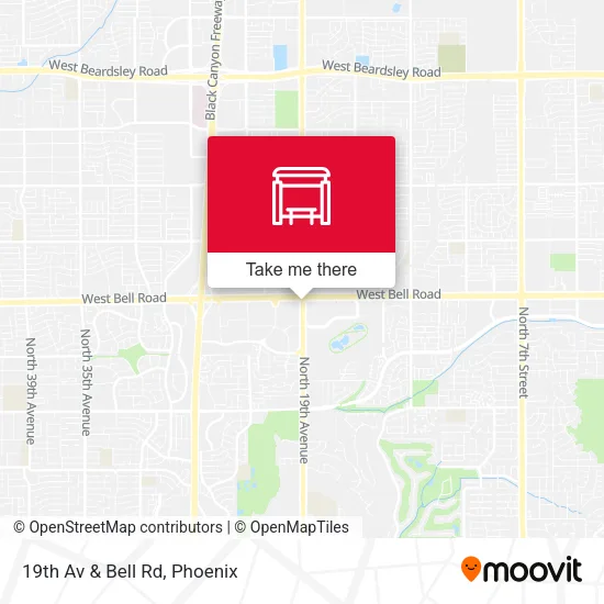 Mapa de 19th Av & Bell Rd