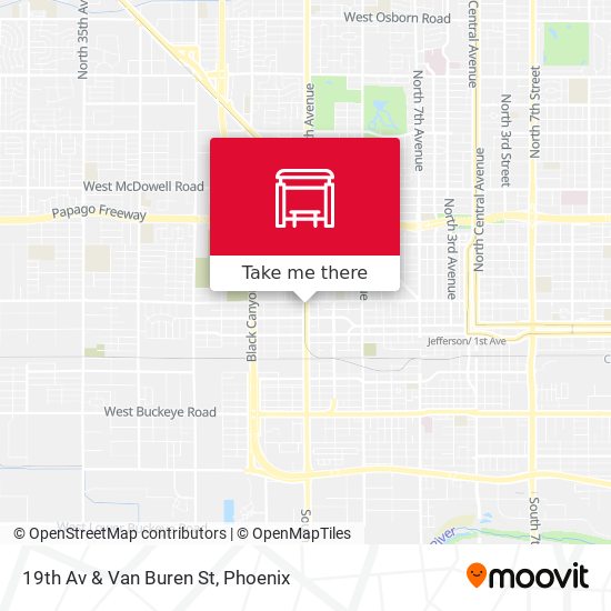 19th Av & Van Buren St map