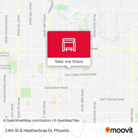 24th St & Heatherbrae Dr map