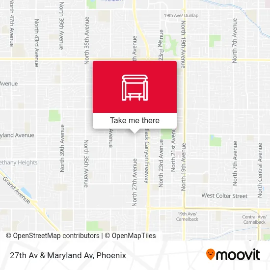 27th Av & Maryland Av map