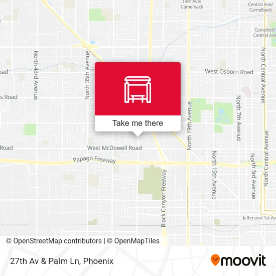 27th Av & Palm Ln map