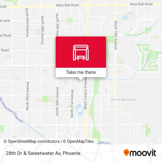 28th Dr & Sweetwater Av map
