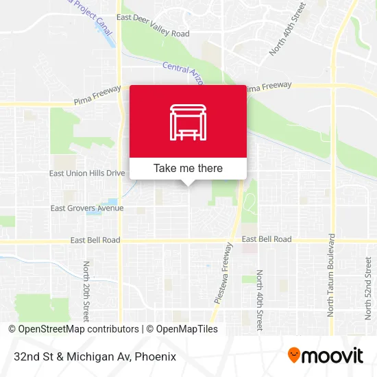 32nd St & Michigan Av map