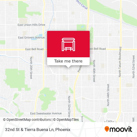 Mapa de 32nd St & Tierra Buena Ln