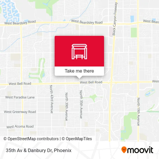 35th Av & Danbury Dr map